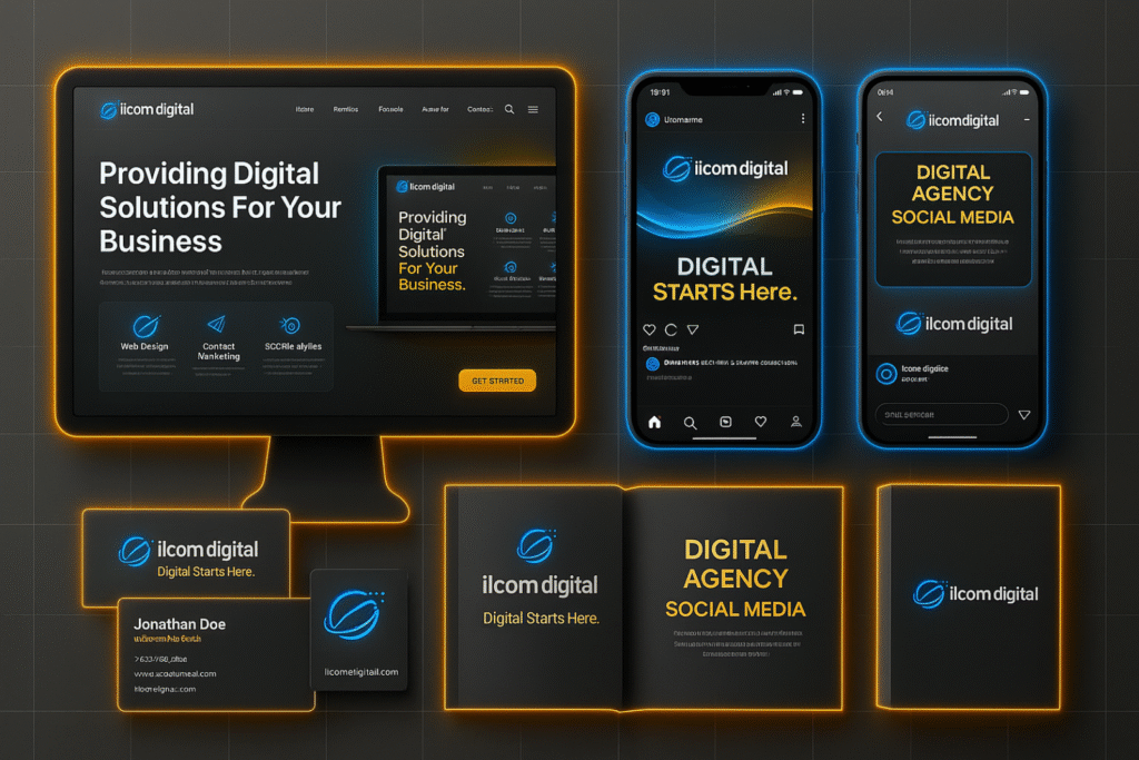 marka kimliğinin tüm temas noktalarında tutarlı şekilde entegre edilmesi