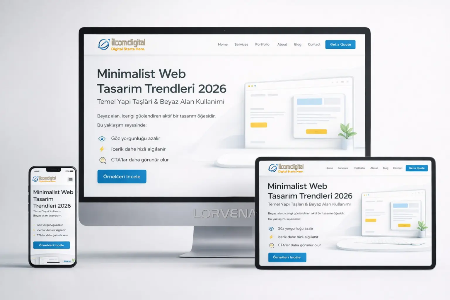 minimal web tasarım ile marka prestiji
