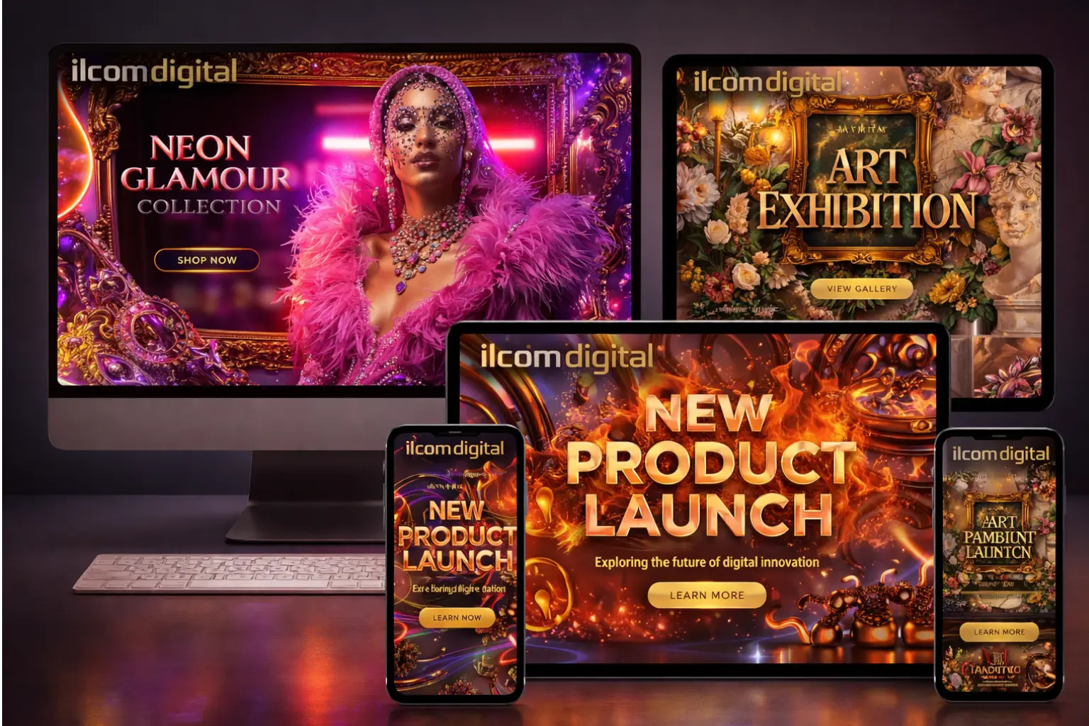 güçlü tipografi web tasarım