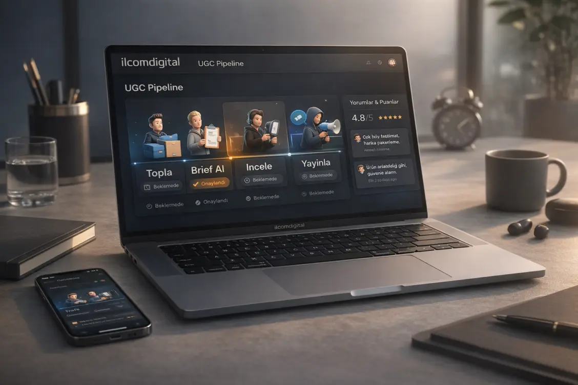 sosyal ticaret UGC üretim hattı