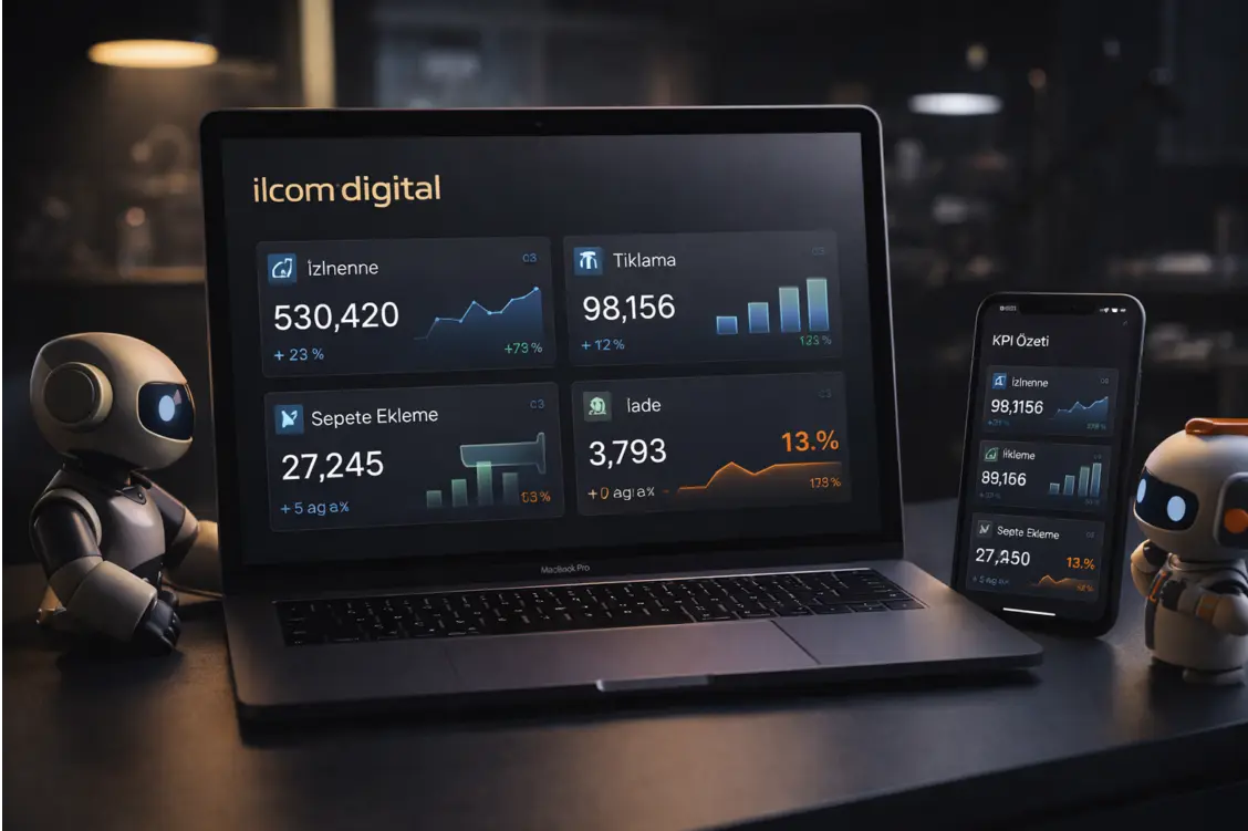 sosyal ticaret analitik dashboard