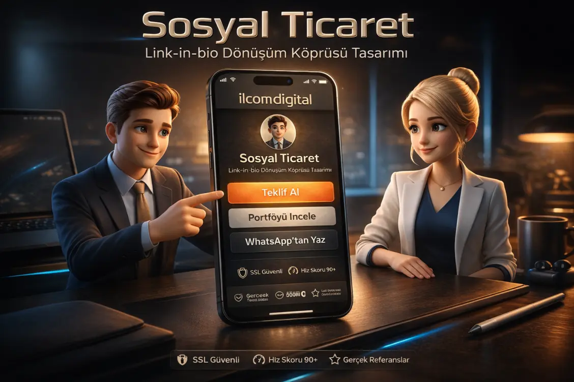 Instagram link in bio satış hunisi