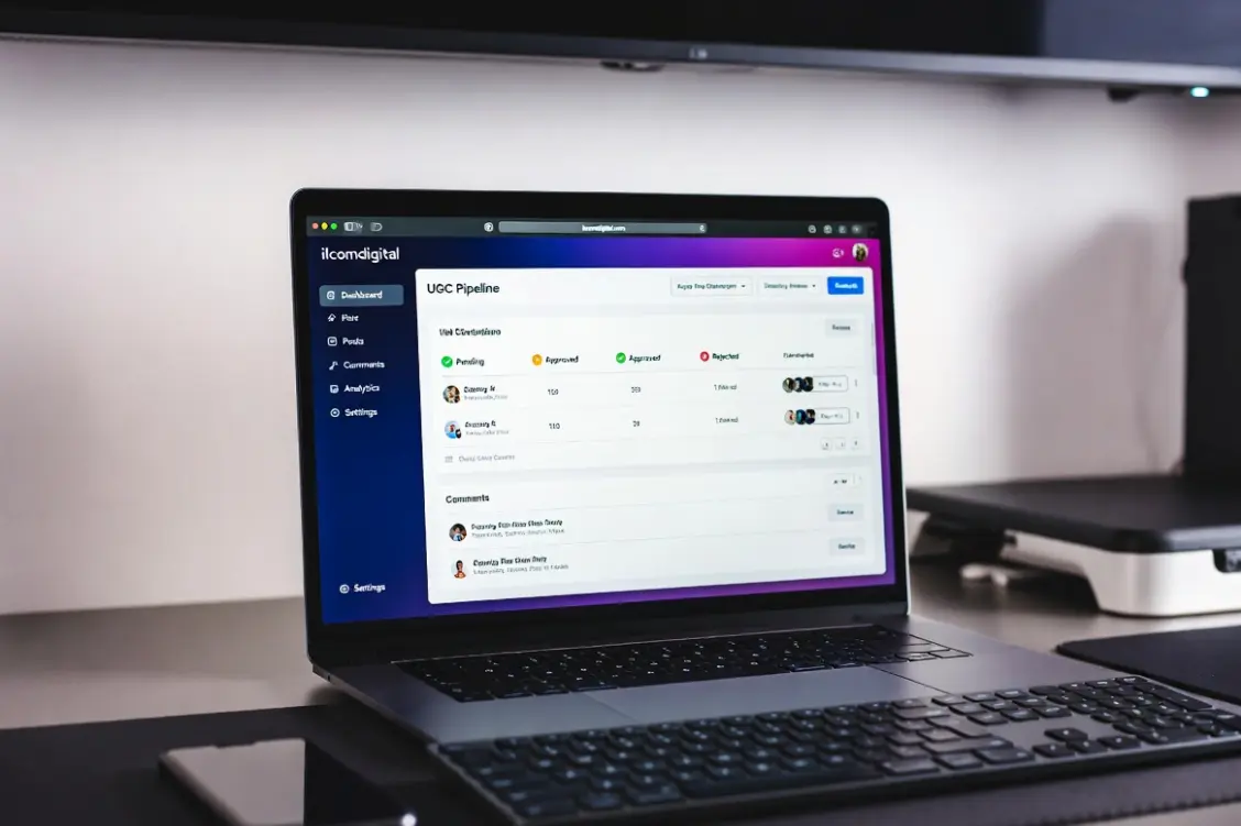 UGC content workflow and approval process