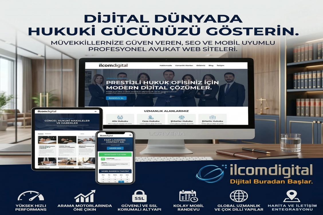 Avukat Web Sitesi Tasarımı | SEO Odaklı Site