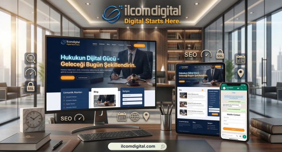 Hazır Avukat Web Sitesi | Hukuk Bürosu İçin Profesyonel Tasarım